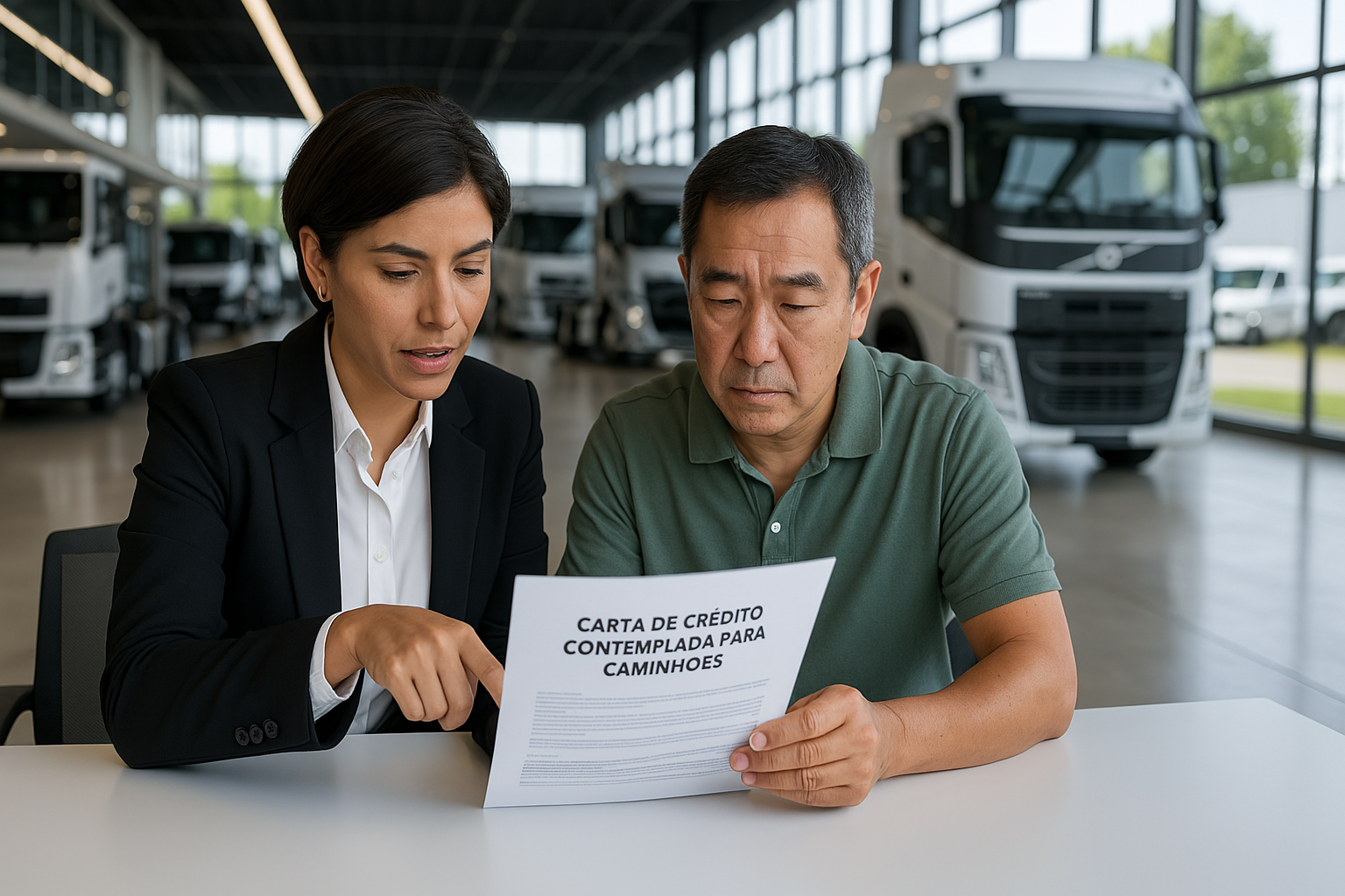 Carta de Crédito Contemplada para Caminhões