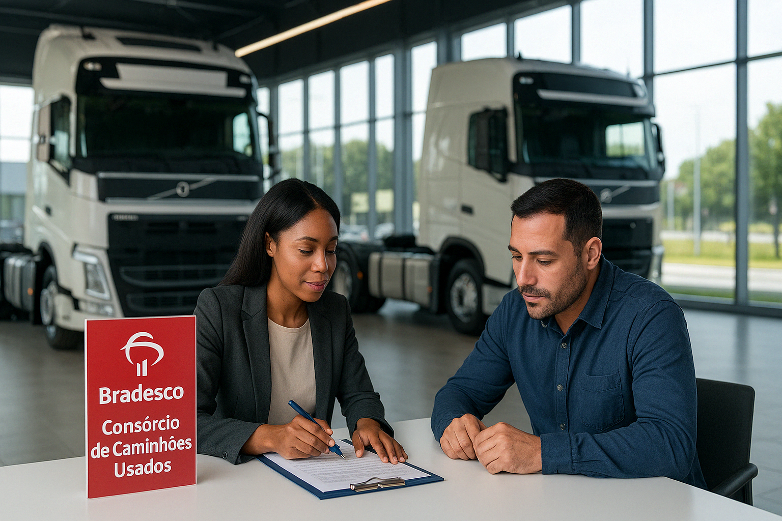 Consórcio de Caminhões Usados Bradesco