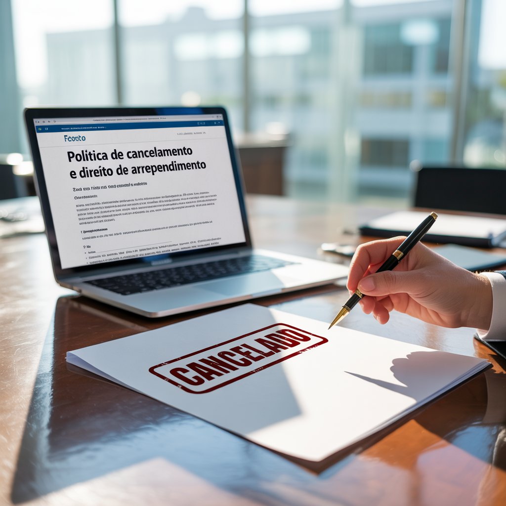 Política de Cancelamento e Direito de Arrependimento